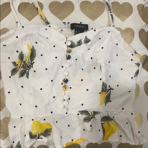 Forever 21 peplum top